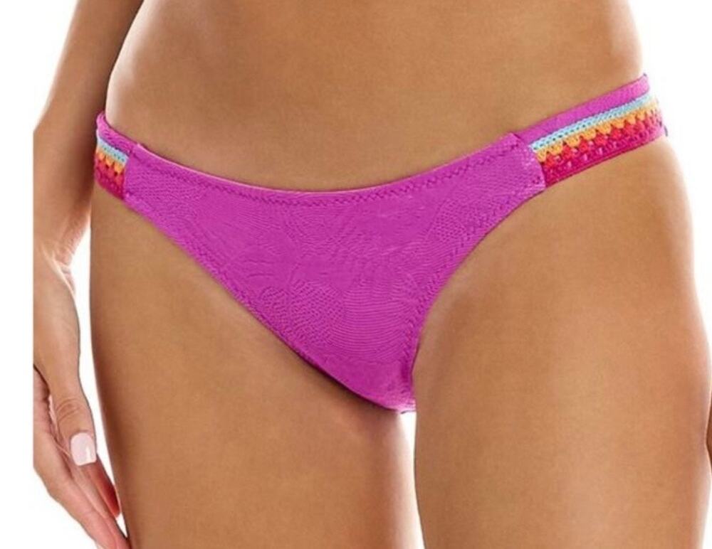 Trina Turk Tulum Tab Side Hipster Bikini Bottom 10 NWT